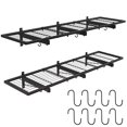thumbnail image 1 of Estante Riciakik 117 x 32 cm para pared, negro, soporta 320 lb, 1 of 8
