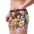thumbnail image 2 of Saiise Mario Aa Men's Underwear Boxer Briefs Cotton Trunks Short Leg Underwear (S-XXL), 2 of 7