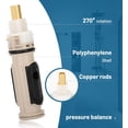 thumbnail image 3 of Moen 1222 Replacement Cartridge Kit Compatible With Posi-Temp Faucet, 3 of 5