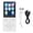 White, variant on Riousery 32GB MP3 MP4 Player with Bluetooth 5.0, 1.8 Inch Color Screen HiFi Music Player, White [cite: 20, 24]