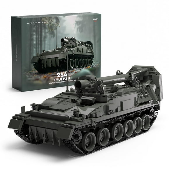 Modelo de tanque militar Nifeliz 2S4 modelo de construcción con 1438 piezas para adultos
