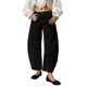 thumbnail image 1 of Midiross-pantalones vaqueros de tiro medio para mujer, vaqueros de cintura media, elásticos, informales, holgados, con forma de pierna ancha, a la moda, 1 of 5