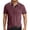 Red, variant on HOWPAY Short Sleeve Polo Shirts for Men Summer Casual Solid Color Classic Button T-Shirt Stretch Breathable Athletic Work Collared Golf Shirts Grey L