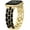 Gold/Black, variant on Wearlizer Enamel Metal Bracelet Compatible with Apple Watch Band 41/40/38/42/44/45/46/49mm, Stainless Steel Bracelet for iWatch Series Ultra 2/10/9/8/7/6/5/4/3/2/1 SE