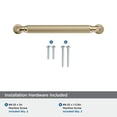 thumbnail image 4 of Amerock Cowrie 5-1/16 inch (128mm) Center-to-Center Golden Champagne Cabinet Pull, 4 of 6