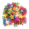 thumbnail image 2 of Botones de madera coloridos de 100pcs coloridos para los accesorios de costura diy Soledad Botones de costura de madera, 2 of 8