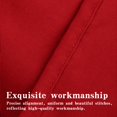 thumbnail image 3 of Super Soft Brushed Microfiber Euro Pillow Shams Set of 2, Machine Washable Square Pillow Cases, 26 x 26 inches, Red, 3 of 7