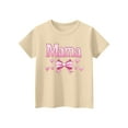 thumbnail image 7 of MKOSPLRT Cute Mama Shirts for Girl Short Sleeve Mother's Day T Shirts Crew Neck Funny Mama Letter Print Tees Loose Fit Tops 2-14 Years, 7 of 7
