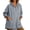 Gray, variant on Hoodies for Women Fall Solid Color Long Sleeved Loose Sweatshirt with Pockets Buttons Drawstring Casual Lounge Work Pullover Sweatshirt