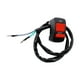 thumbnail image 1 of Scienceny Interruptor de faro de motocicleta ABS: fácil instalación, rendimiento confiable y rentable Accesorios para motos 2 líneas negro rojo, 1 of 6