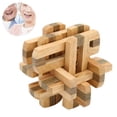 thumbnail image 1 of Rompecabezas De Madera Que Se Entrelazan, Rompecabezas De Madera Del Juguete Del Dispositivo De Seguridad Del Desbloqueo De La Mente De Relax Para El Juego En Casa, 1 of 7