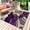 Purple, variant on Black Marble Outdoor Rug 5x7 Ft - Reversible Patio Rug Outdoor Camping Rugs, Grey Gold Texture Vintage Farmhouse Art Washable Indoor Outdoor Area Rugs, Non-Slip Outdoor Carpet Runner for Deck/Porch