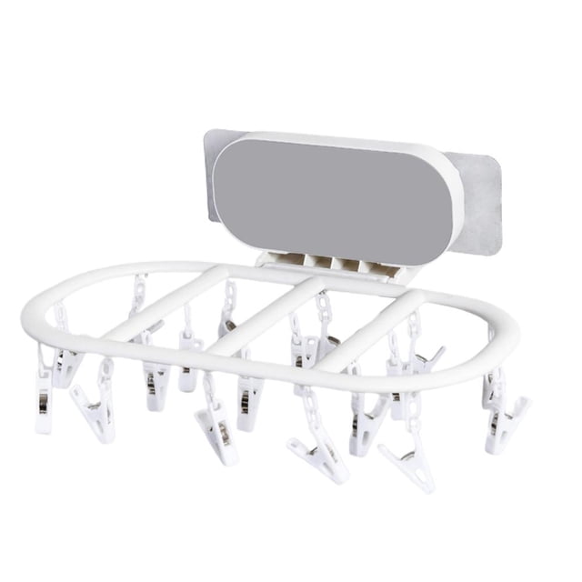 Cintre Pliable Lavage Aération Multi Clip Cintre Ménage Rangement Multifonctionnel