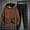 Purple, variant on Timoontee Men's Winter Fleece Lined Thickened Warm Set Long Sleeve Zip Up Hoodies with Drawstring Long Pants Casual Soft Comfy Sports Clothes 2 Piece Set Black XXL