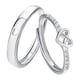 thumbnail image 4 of Xihbxyly Anillos de Pareja, Diseño de Corazón de Circonita con Electrocardiograma, Aleación Llamativa, Perfectos para Citas, Compromisos y Aniversarios, Regalo Único para Enamorados., 4 of 7