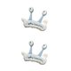 thumbnail image 1 of Guardurnaity Diadema de felpa liviana y práctica con orejas de ojos de caracol Fácil de usar Diadema de de cara azul claro azul claro 2Conjunto, 1 of 6