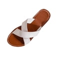 thumbnail image 2 of Willtoo Women Comfortable Flat Beach Sandals With Wide Straps For Outdoor Spring Summer 2026, Ladies Casual Wrap Around Open Toe Shoes, 2 of 6
