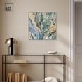 thumbnail image 3 of Calming Seaweed Beach Coastal Inspired Canvas Wall Art by Art Remedy, Silver Floater Frame, 24"x24", 3 of 7
