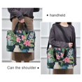 thumbnail image 6 of FORMRS 16" Laptop Bag Carrying Sleeve Case with Handle Travel Shoulder Briefcase, Green Floral, 6 of 8