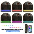 thumbnail image 5 of Eclife 9 Wood Chest of Drawer Dressers 55" with Colorful Led Lights for Bedroom Living Room Adult, Black, 5 of 8