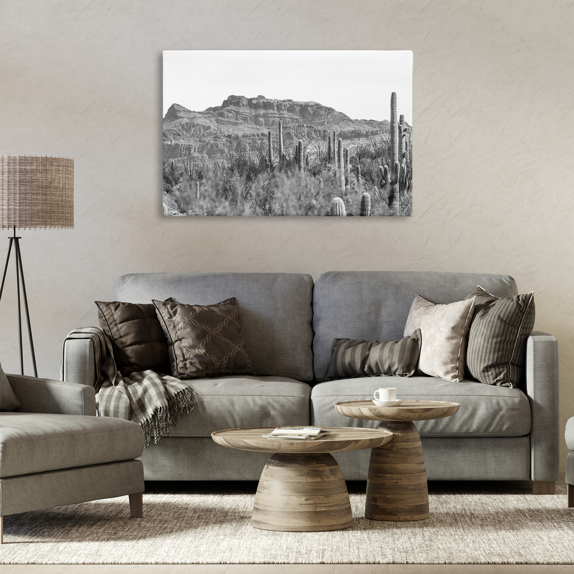 Stupell Industries American Borderlands Desertscape Landscape & Nature Photography Wrapped Canvas Art Print Wall Art, 36 x 24