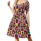thumbnail image 1 of Vestido de manga corta con cuello en V para mujer, vestido largo para ocasiones formales, vestidos de verano para mujer 2025., 1 of 8