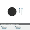 thumbnail image 4 of Amerock Balata 1 inch (25mm) Diameter Matte Black Cabinet Knob, 4 of 6