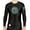 Black, variant on Chaos and Order Zombie Long Sleeve BJJ Rashguard - Medium - Black