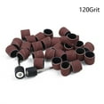 thumbnail image 2 of 100Pc 1/2" Sanding Drum Sleeves 120Grit Abrasive+2X Mandrels for Rotary Tool, 2 of 9