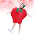 thumbnail image 4 of EeaseMX Disfraz infantil con diseño de frutas y verduras, creativo y divertido, para cosplay, fiesta infantil, desfile de moda (forma de manzana)., 4 of 7