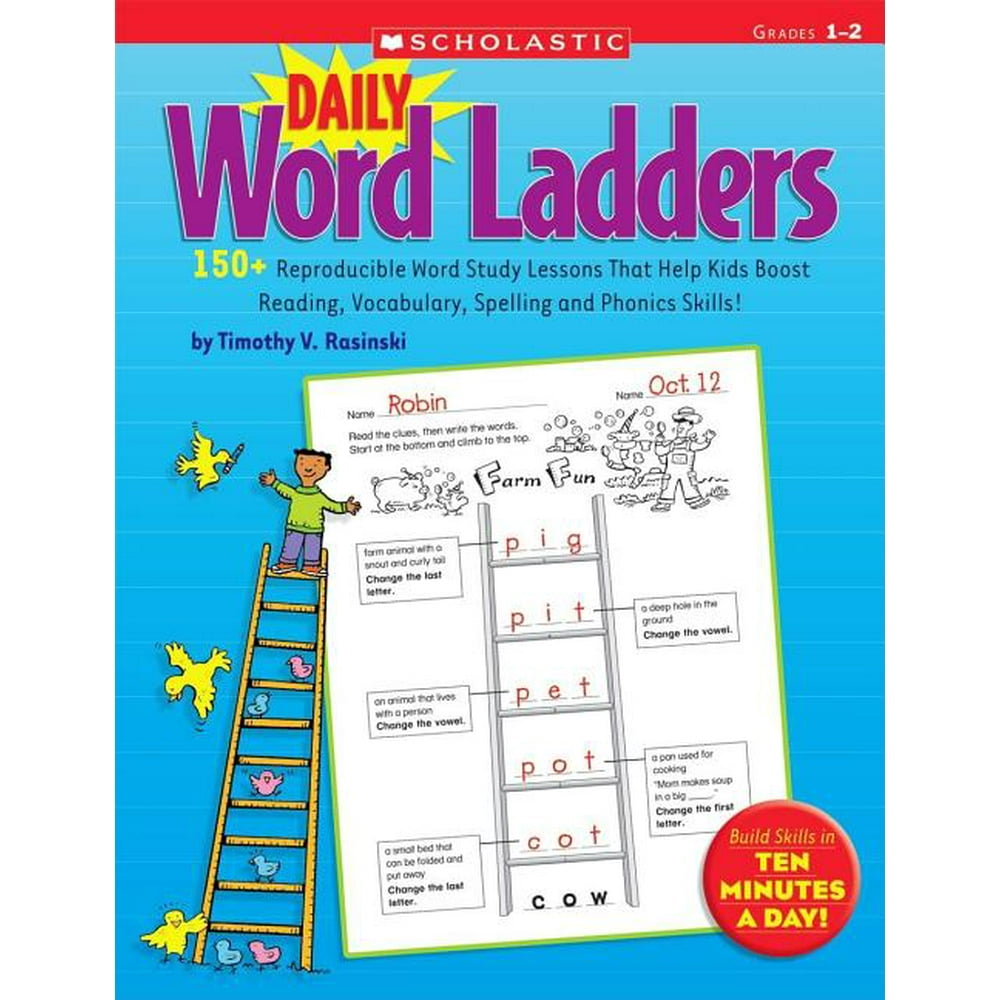 Daily Word Ladders Grades 1 2 150 Reproducible Word Study Lessons daily-word-ladders-grades-1-2-150-reproducible-word-study-lessons