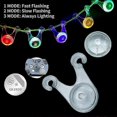 thumbnail image 3 of 10pc Tent String Rope Guard Waterproof Camping Hanging Lights Safety Warning Outdoor Mini Flashlight, 3 of 5