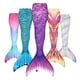 thumbnail image 2 of Traje de baño de fantasía con cola de sirena para niñas, regalo de Navidad, se puede agregar aleta monoaleta, 2 of 5