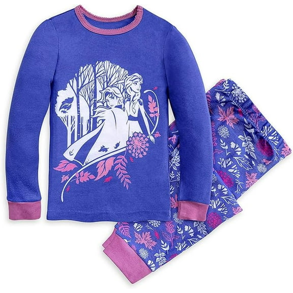 Disney Anna and Elsa Pajama for Girls – Frozen 2, Size 4
