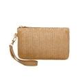thumbnail image 4 of Kcolen Woven Straw Clutch Purse Handbag for Women Large Capacity Zippered Phone Wallet Daily Use Envelope Bag, 4 of 4