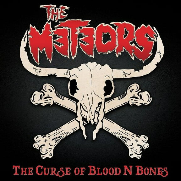 The Meteors - The Curse Of Blood N’ Bones - RED/WHITE HAZE - Music & Performance - Vinyl