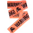 thumbnail image 1 of 2 piezas de accesorios de decoración de escena de Halloween cinta de aislamiento de cinta de advertencia, decoración de cinta de calavera ShuxiuWang 8390611634414, 1 of 1