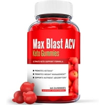 (1 Pack) Max Blast Keto ACV Gummies - Apple Cider Vinegar Supplement for Weight Loss - Energy & Focus Boosting Dietary Supplements for Weight Management & Metabolism - Fat Burn - 60 Gummies