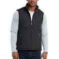 thumbnail image 2 of Men's Diamond Quilted Puffer Vest L, Black, 2 of 5