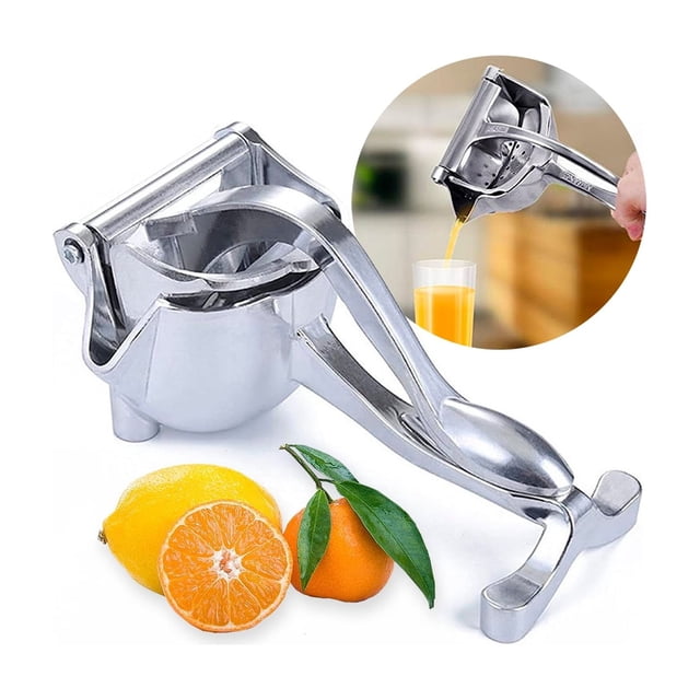 Exprimidor manual y extractor de zumo de frutas de acero inoxidable