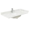 thumbnail image 3 of Beckett 42" White Single Vanity & Giotto Quartz Top (1-Hole) & Nickel Trim, 3 of 5