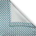 thumbnail image 3 of Ambesonne Vintage Kitchen Curtains, Abstract Circular Geometric, 55"x39", Dark Seafoam Blue Grey, 3 of 3