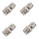 thumbnail image 1 of 4X Macho A PL259 UHF Conector Adaptador Hembra, Plateado, 1 of 10