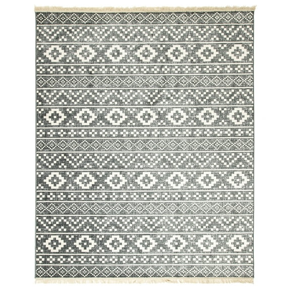 Genaine Geometric Indoor Area Rug Nightfall Blue / 8 ft. x 10 ft.