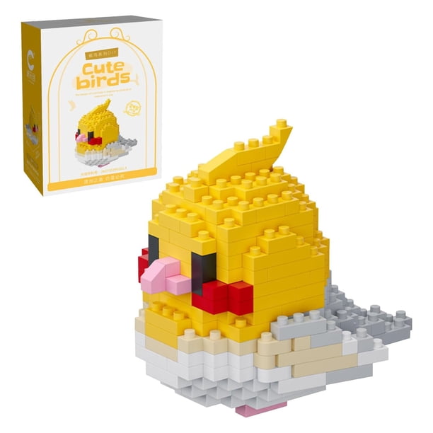 Set De 12 Mini Bloques De Construcción De Loros Y Pájaros De LULUFUN, Ideal Para Decoración Y Regalo
