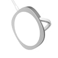 thumbnail image 2 of Cargador inalámbrico 15W Base de carga rápida con base para teléfono con reemplazo de hebilla de anillo para iPhone 12, plateado Advancent EL002062-03B, 2 of 2