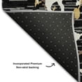 thumbnail image 5 of Addison Rugs Mayfield Premium Machine Washable Transitional Stripes Black Rectangle Rug, 8' x 10', 5 of 6