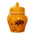 thumbnail image 3 of GROWTH TANK Ceramic Tea Canister Storage Pots Can Storage Box Flowerpot Porcelain Ginger Jar Leaning Trees, 3 of 9