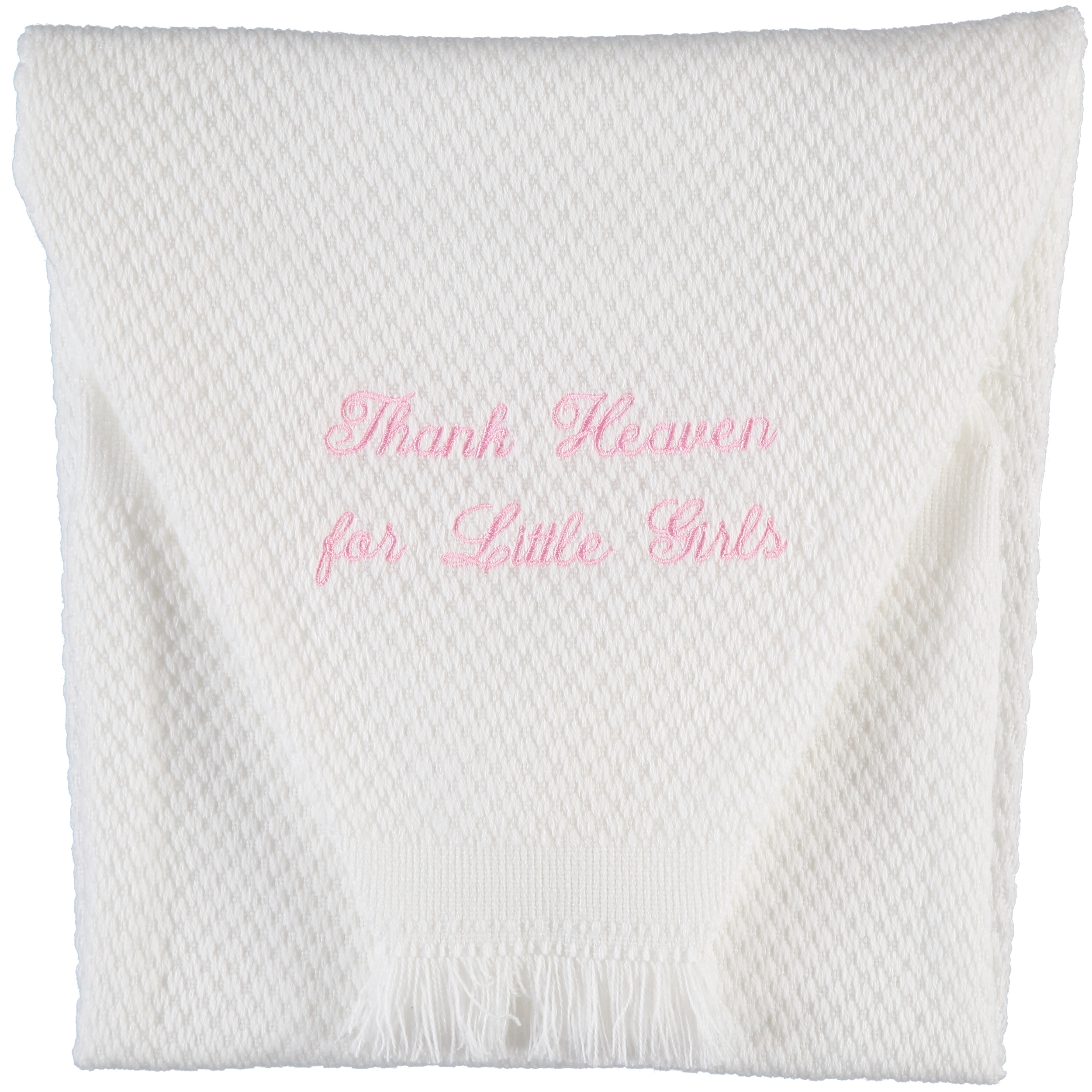 Thank Heaven For Little Girls Baby Girl Blanket
