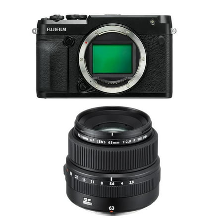 Fujifilm GFX 50R Medium Format Mirrorless Camera (Body Only) - with Fujifilm FUJINON GF 63mm F/2.8 R WR Lens